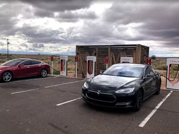 EV Supercharger Site in Holbrook, AZ