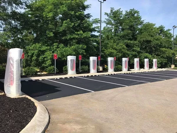 Tesla Supercharger Site in Athens, AL