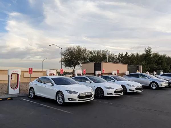 Tesla Supercharger Site in Las Vegas, NV